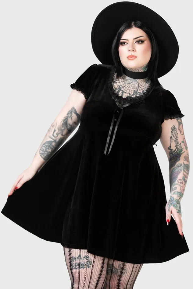 Women Party Killstar Heather Babydoll Dress B