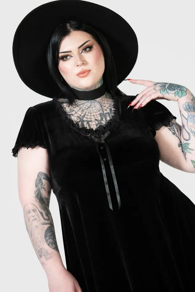 Women Party Killstar Heather Babydoll Dress B