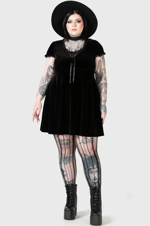 Women Party Killstar Heather Babydoll Dress B