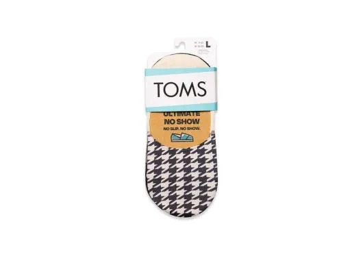 Women Preppy Plaid No Show Socks 3Pack Multi Preppy Print TOMS Socks