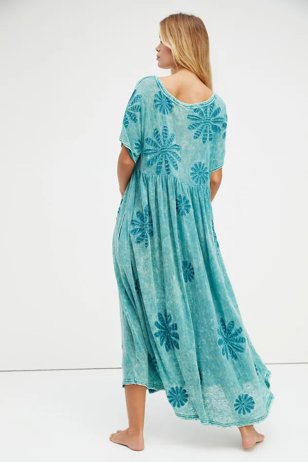Women Printed Dresses Free People Blooming Tee Dress Mountain Majesty