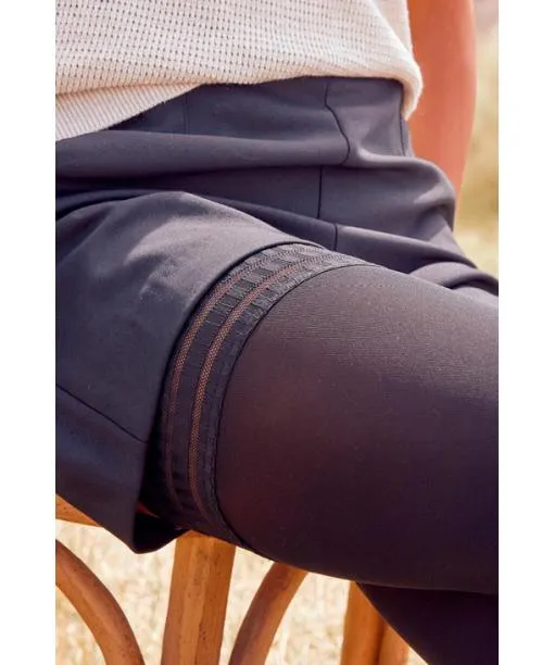 Women Pure Matt 50 DEN Women Stay Ups Anthracite FALKE Thigh Highs