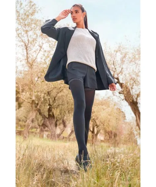 Women Pure Matt 50 DEN Women Stay Ups Anthracite FALKE Thigh Highs