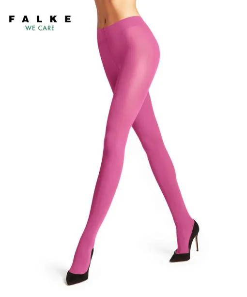 Women Pure Matt 50 DEN Women Tights Pink FALKE Tights and Leggings