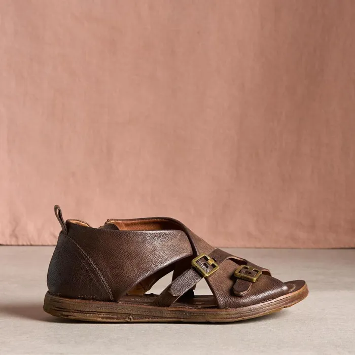 Women Reiley Buckle Sandal Chocolate Sundance Catalog Sandals