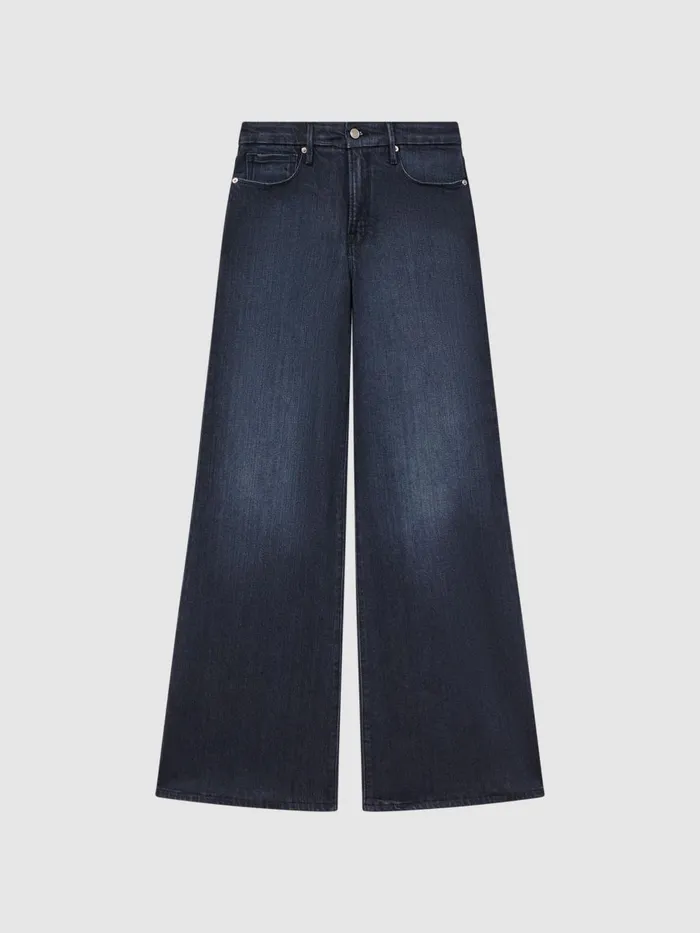 Women Reiss Jeans American Soft Tech Palazzo Jeans Indigo