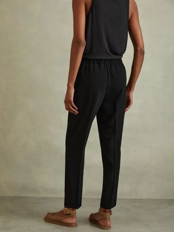 Women Reiss Pants Hailey Pull On Trousers Black