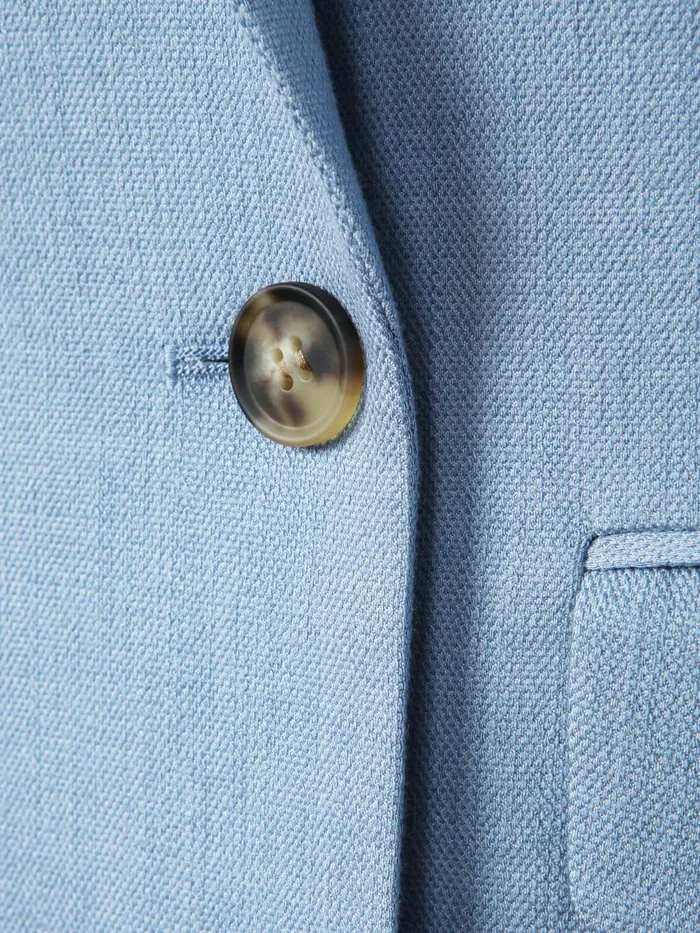 Women Reiss Suits and Tailoring June Double Breasted Suit Blazer With TENCEL Fibers Blue