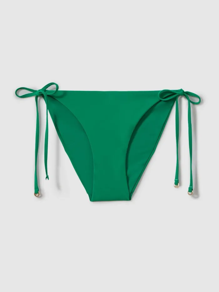 Women Reiss Swimwear Riah Side Tie Bikini Bottoms Green