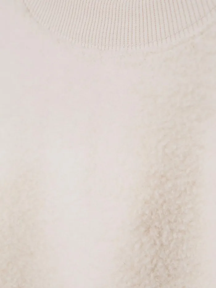 Women Reiss Tops American Good American Elasticated Sherpa Joggers Tusk White