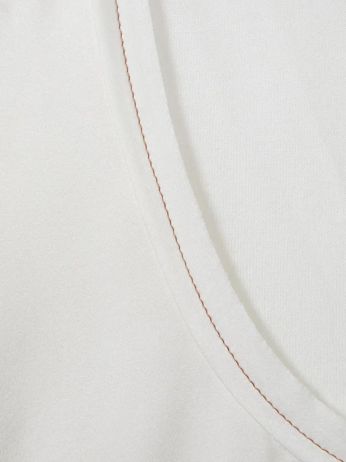 Women Reiss Tops Riley Silk Front Vest White