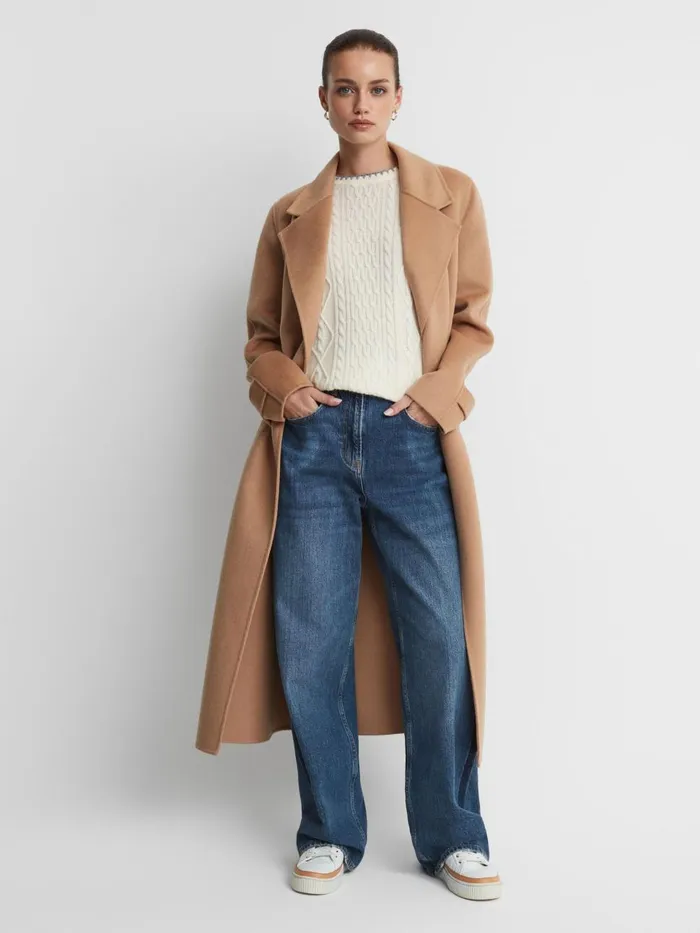 Women Reiss Tops Thompson Madeleine Thompson WoolCashmere Ruffle Sleeve Vest Cream