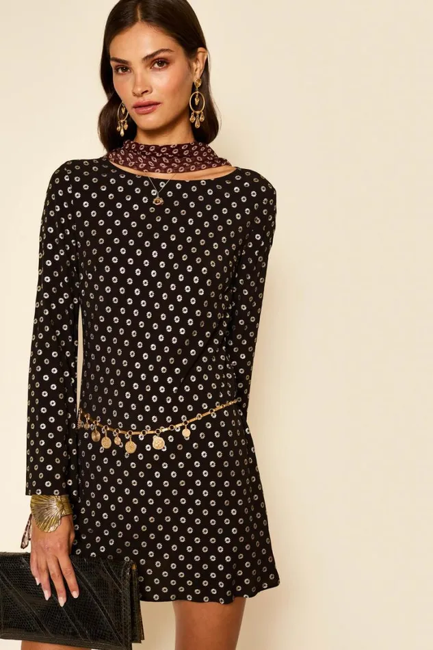 Women RIXO All Clothing Ridley Mini Dress Shibori Gold