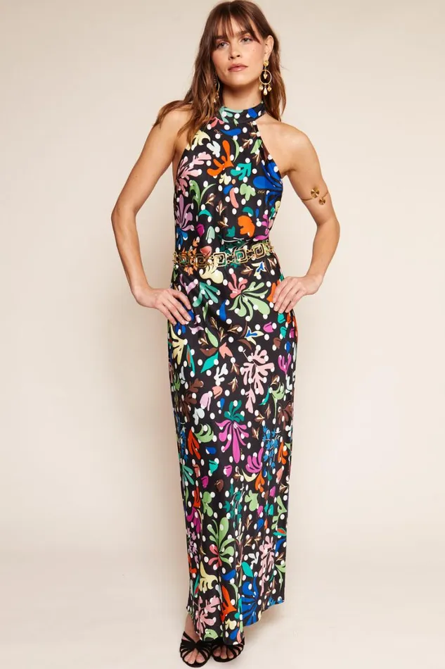 Women RIXO All Clothing Savona Midi Dress Flora Dot Black