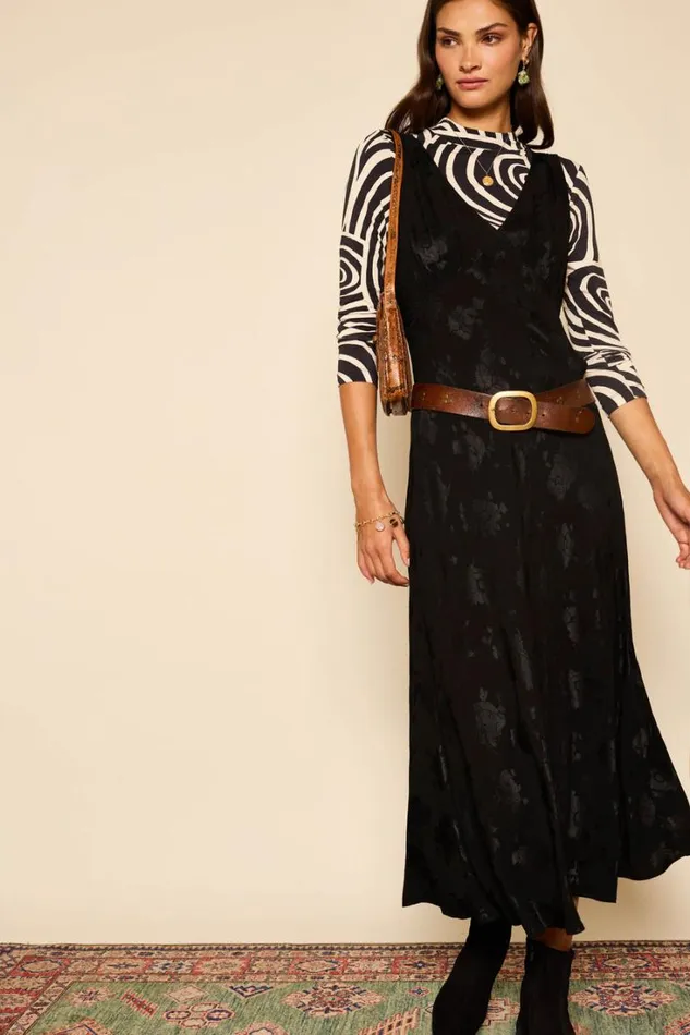 Women RIXO All Clothing Tully Jersey Top Whirlpool Mono