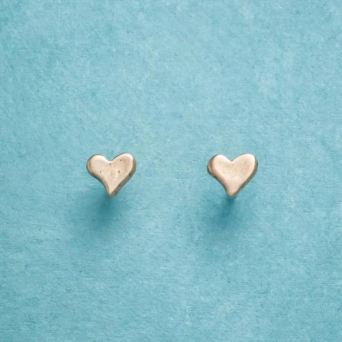 Women Rose Gold Precious Love Earrings Sundance Catalog Earrings