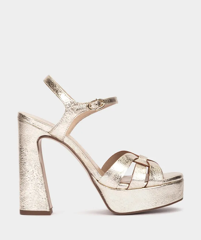 Women Roskilde Metallic 8211 Heeled Sandals Pedro Miralles