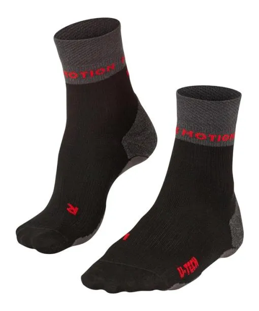 Women RU True Motion Nevos Women Running Socks Black FALKE Running Socks