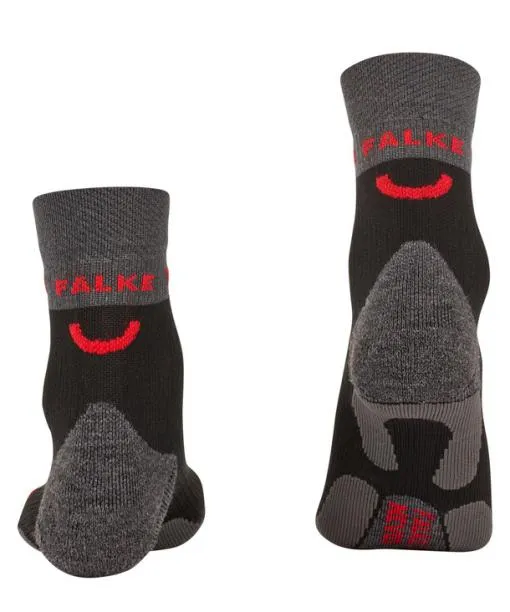 Women RU True Motion Nevos Women Running Socks Black FALKE Running Socks