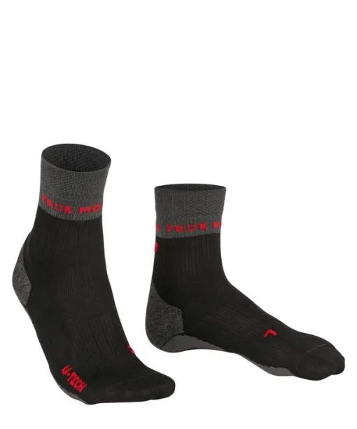 Women RU True Motion Nevos Women Running Socks Black FALKE Running Socks