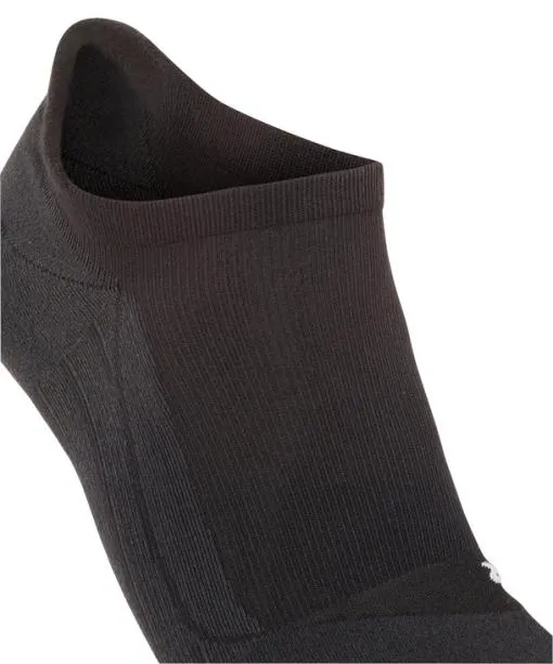 Women RU4 Light Performance Invisible Women Running No Show Socks Black FALKE Running Socks