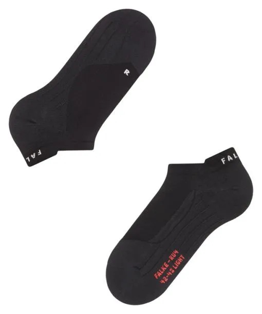 Women RU4 Light Performance Invisible Women Running No Show Socks Black FALKE Running Socks