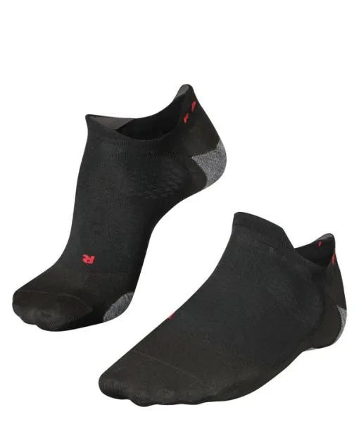 Women RU5 Race Invisible Women Running No Show Socks Black FALKE Running Socks
