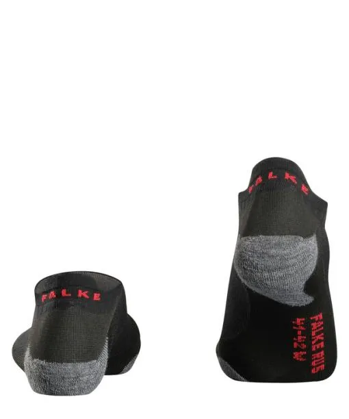 Women RU5 Race Invisible Women Running No Show Socks Black FALKE Running Socks