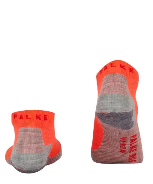 Women RU5 Race Short Women Running Socks Neon Red FALKE Running Socks