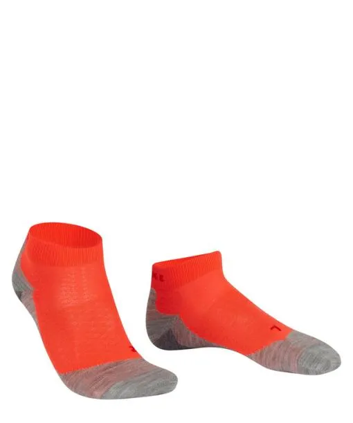 Women RU5 Race Short Women Running Socks Neon Red FALKE Running Socks