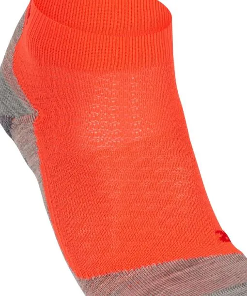 Women RU5 Race Short Women Running Socks Neon Red FALKE Running Socks