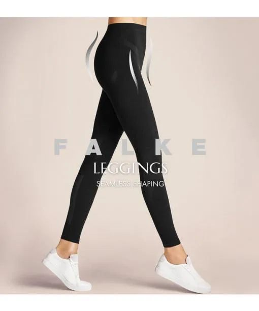 Women Seamless Shaping Women Leggings Graphite FALKE Functionals
