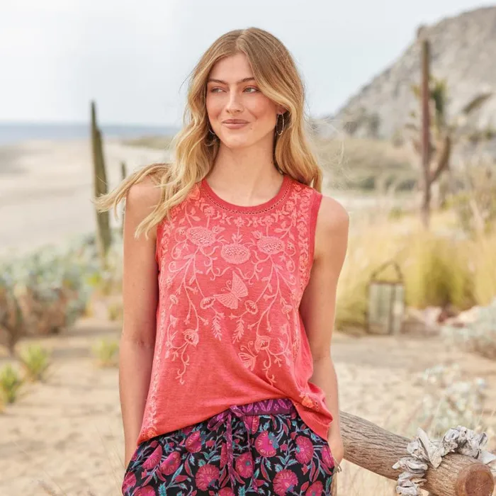 Women Seaside Riches Tank Petite Fuchsia Sundance Catalog Petite Styles Women Seaside Riches Tank Petite Fuchsia Sundance Catalog Petite Styles