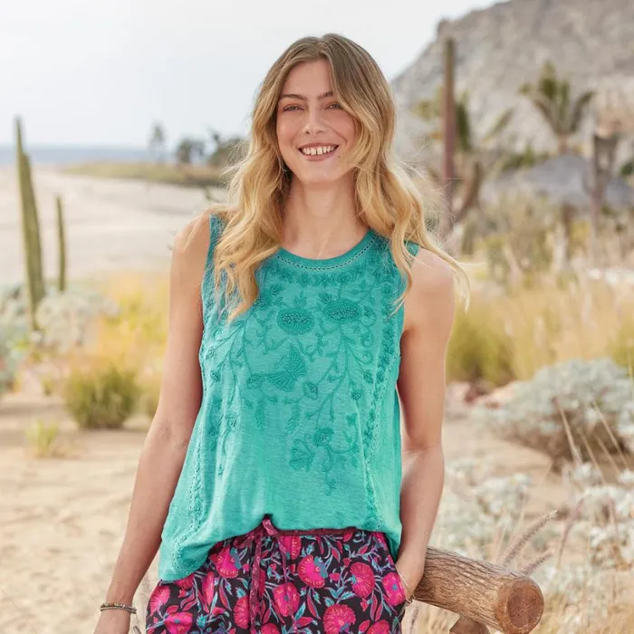 Women Seaside Riches Tank Petite Fuchsia Sundance Catalog Petite Styles Women Seaside Riches Tank Petite Fuchsia Sundance Catalog Petite Styles