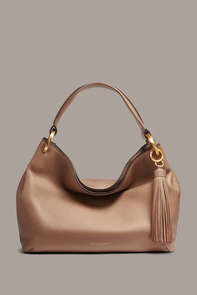 Women Shoulder And Hobo Bags Donna Karan GLENWOOD SHOULDER BAG Beige