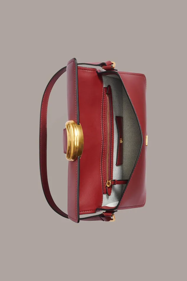 Women Shoulder And Hobo Bags Donna Karan VALLEY STREAM SHOULDER Claret