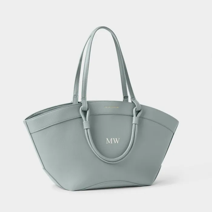 Women Shoulder Bags Katie Loxton Asha Tote Bag In Duck Egg Blue 8211 Vegan Leather