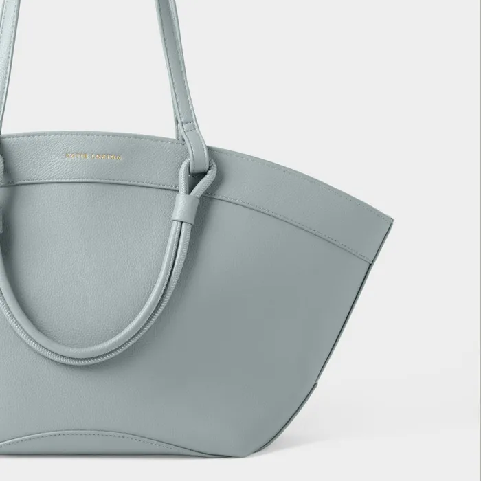 Women Shoulder Bags Katie Loxton Asha Tote Bag In Duck Egg Blue 8211 Vegan Leather