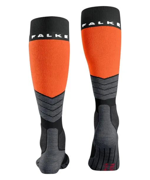 Women SK2 Intermediate Women Skiing Kneehigh Socks Black FALKE Ski Socks