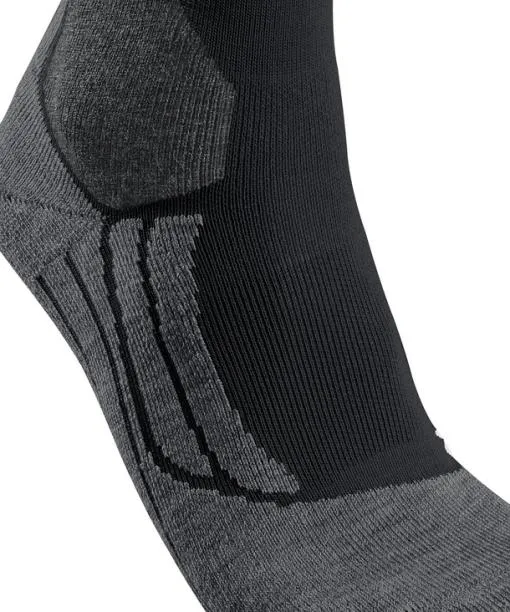 Women SK2 Intermediate Women Skiing Kneehigh Socks Black FALKE Ski Socks