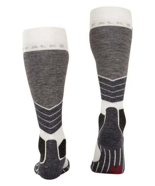 Women SK2 Intermediate Women Skiing Kneehigh Socks Woolwhite FALKE Ski Socks
