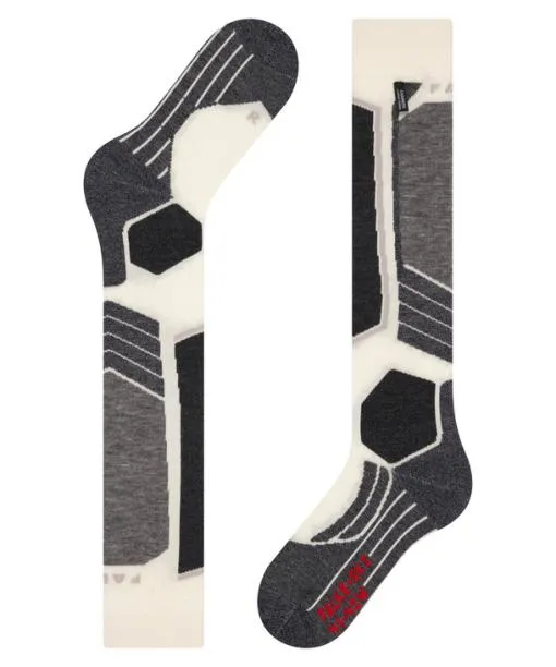 Women SK2 Intermediate Women Skiing Kneehigh Socks Woolwhite FALKE Ski Socks