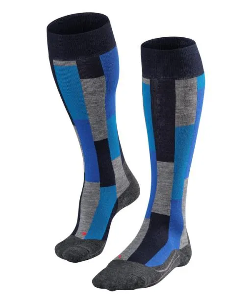 Women SK4 Brick Women Skiing Kneehigh Socks Marine FALKE Ski Socks