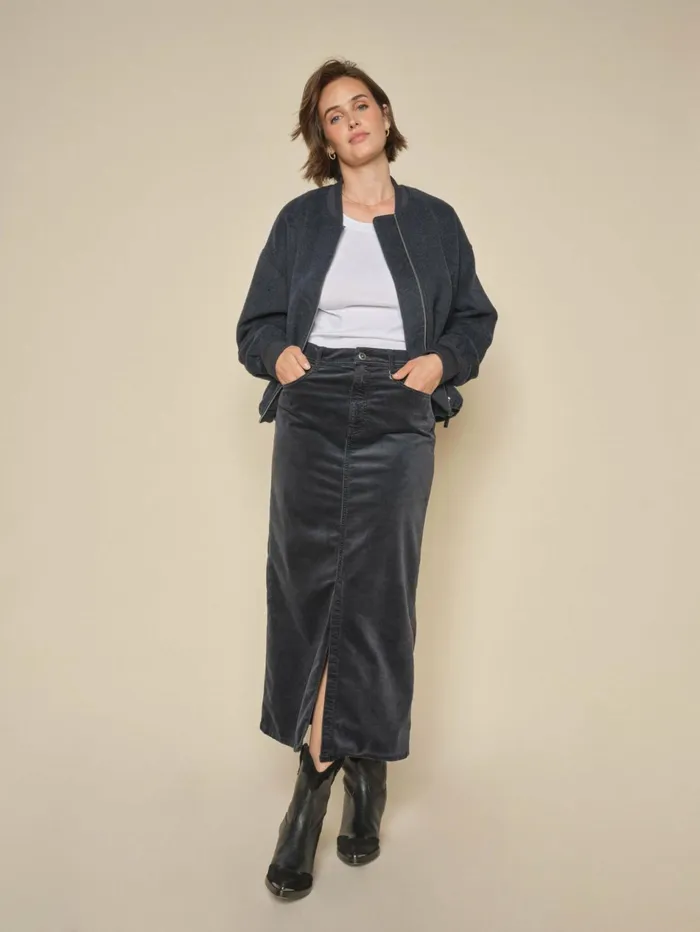 Women Skirts MOS MOSH MMMella Corduroy Skirt Phantom