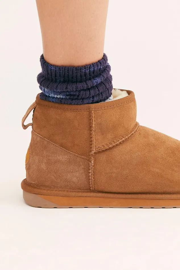 Women Slippers Free People EMU Stinger Micro Boots Chestnut