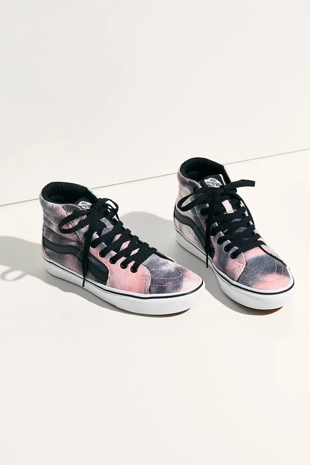 Women Sneakers Free People FU Comfycush Sk8Hi Sneakers Multi Pink