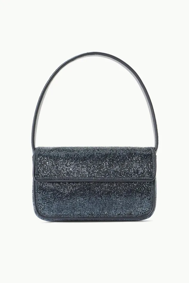 Women STAUD Beaded TOMMY BEADED BAG NAVY