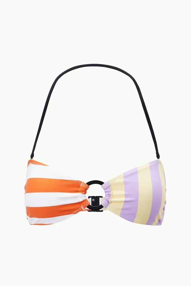 Women STAUD Bikinis RILEY BANDEAU TOP CABANA STRIPE MULTI Women STAUD Bikinis RILEY BANDEAU TOP CABANA STRIPE MULTI
