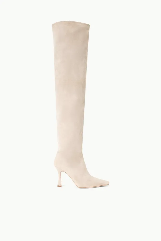 Women STAUD Boots CAMI OVER THE KNEE BOOT MINK SUEDE