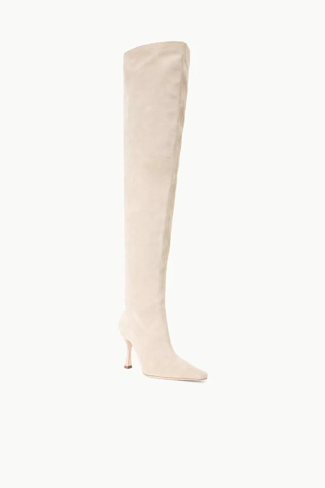 Women STAUD Boots CAMI OVER THE KNEE BOOT MINK SUEDE Women STAUD Boots CAMI OVER THE KNEE BOOT MINK SUEDE